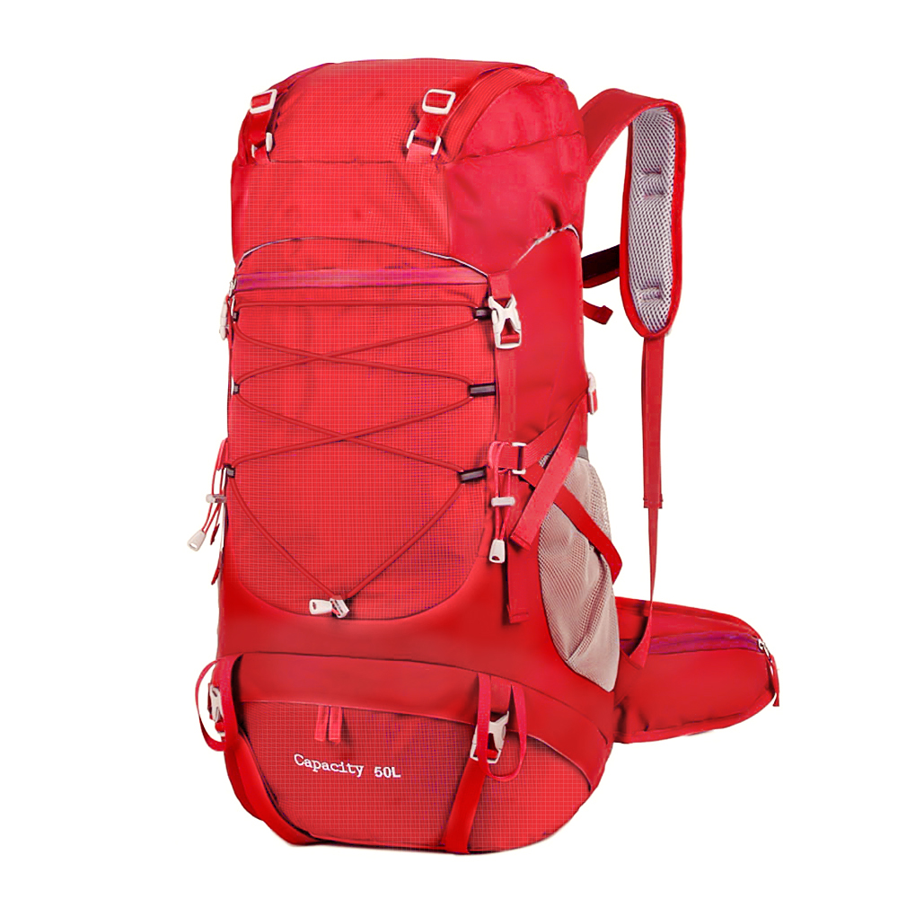 Waterproof Hiking Backpack with Rain Cover Large Capacity Trekking Travel Rucksack