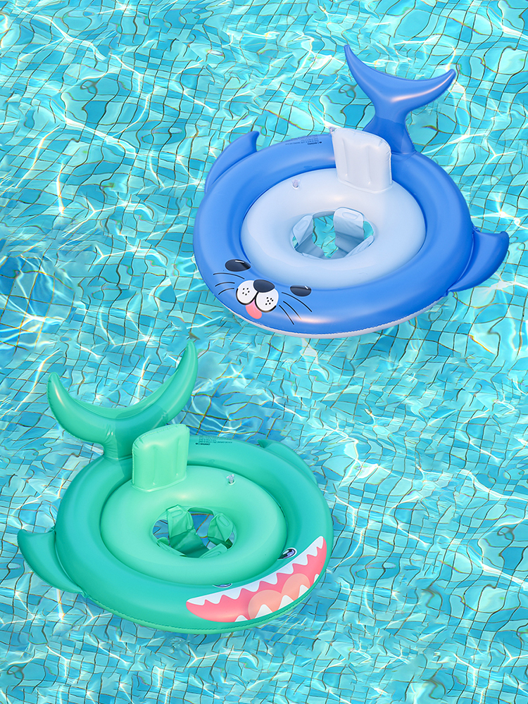Shark Swim Float for Kids Inflatable Ocean Pool Lounger Toy