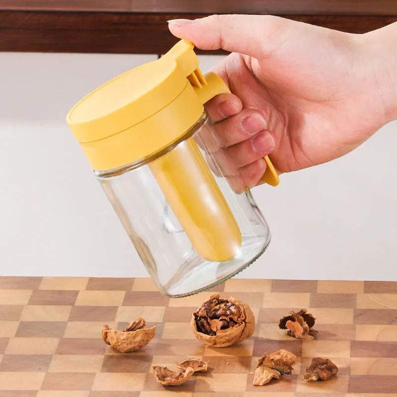 Kitchen Seasoning Jar Set with Spoon Separation