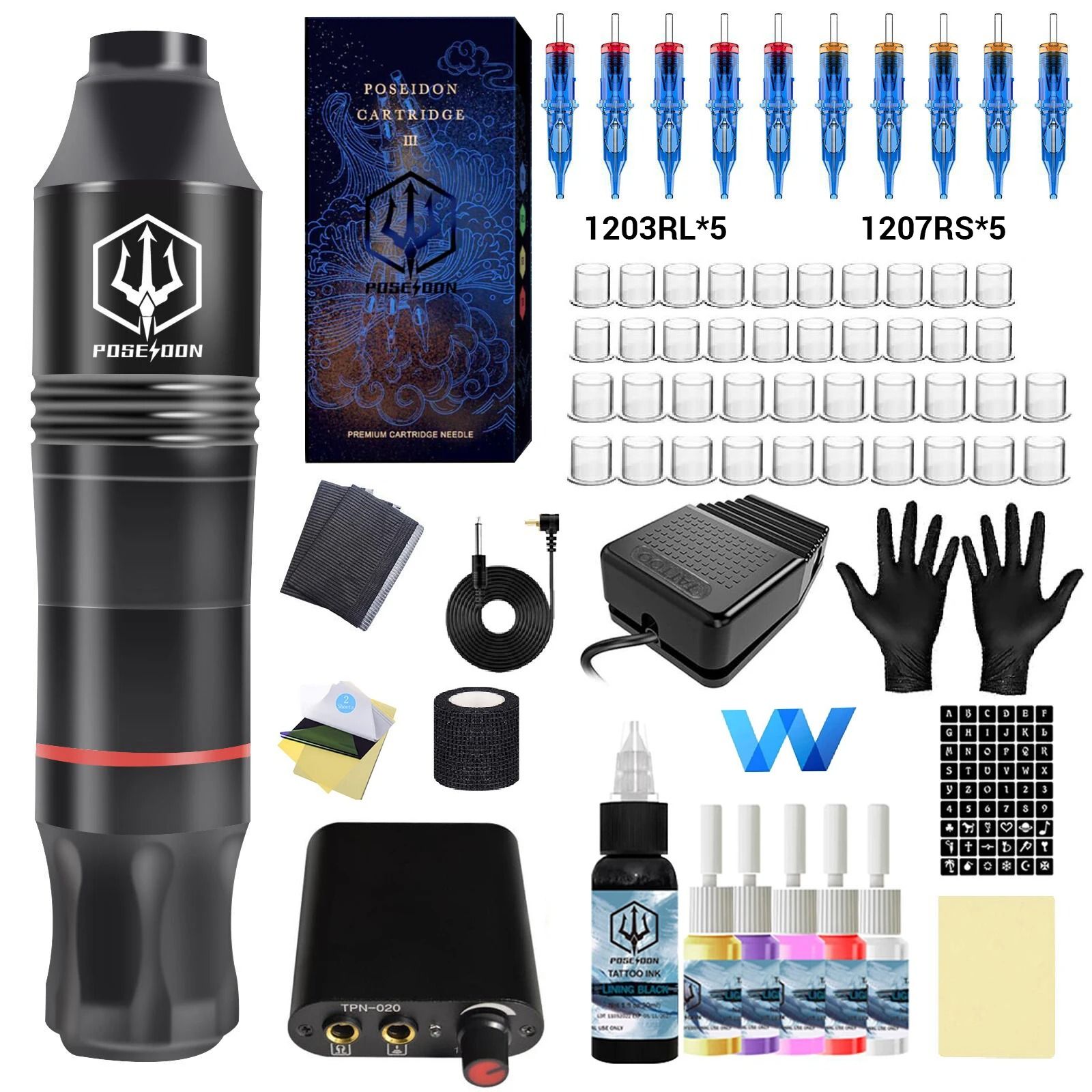 Professional Tattoo Pen Kit Permanent Makeup and Body Art