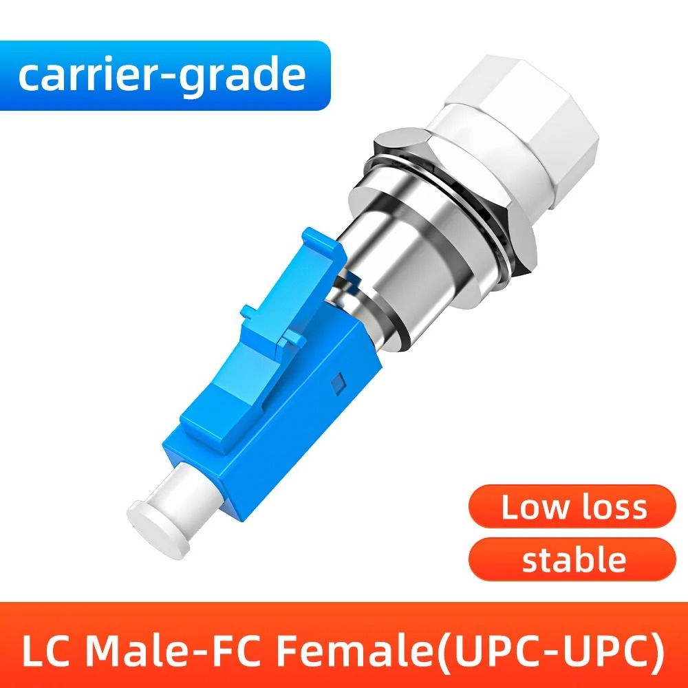 Fiber Optic Male to Female Hybrid Adapter