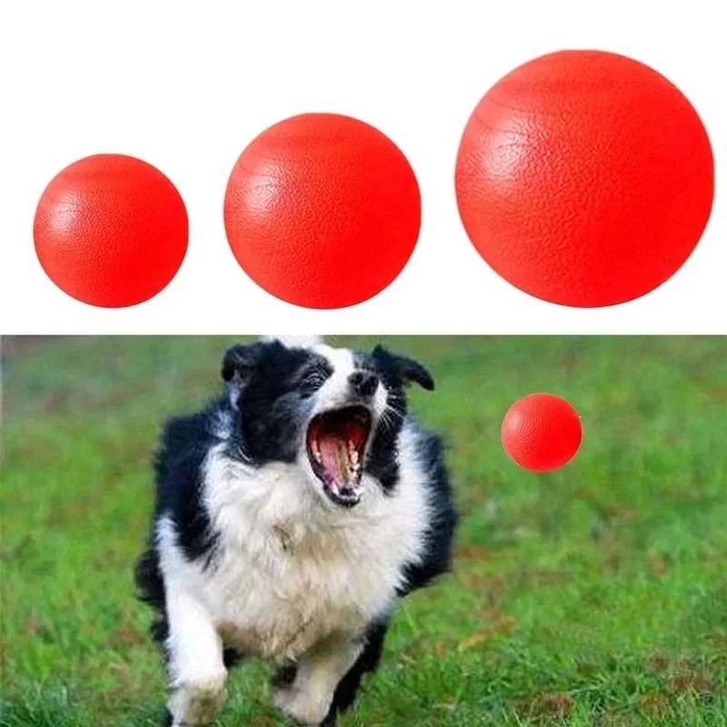 Professional Heavy Duty Indestructible Solid Rubber Dog Ball