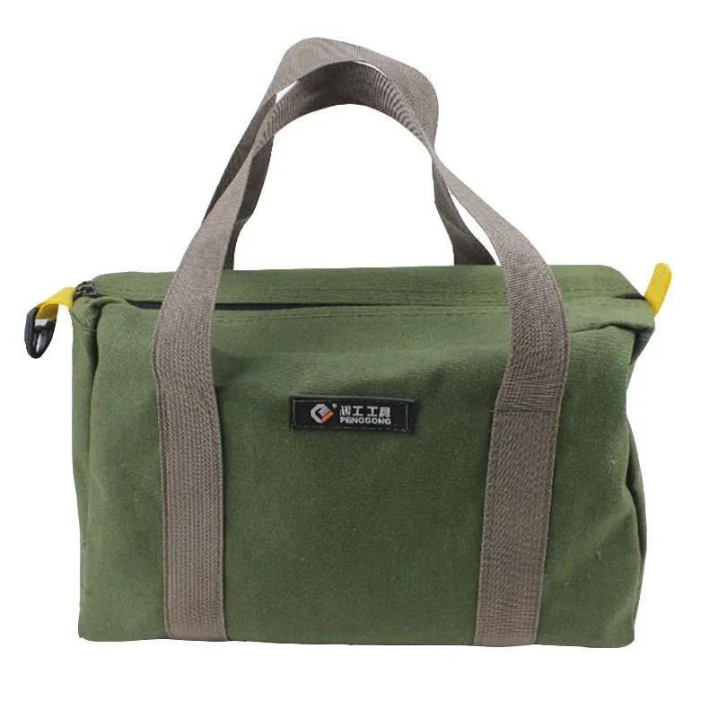 Heavy-Duty Canvas Waterproof Tool Carry Bag