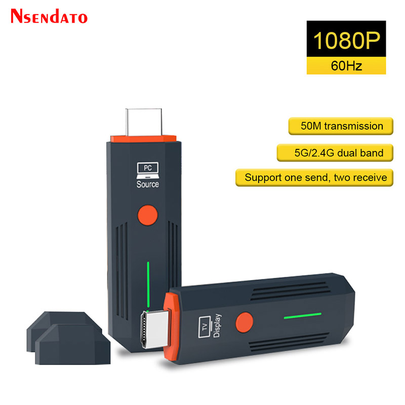 Wireless HDMI Video Audio Transmitter Receiver Extender Wireless Display Dongle for Monitor TV Box
