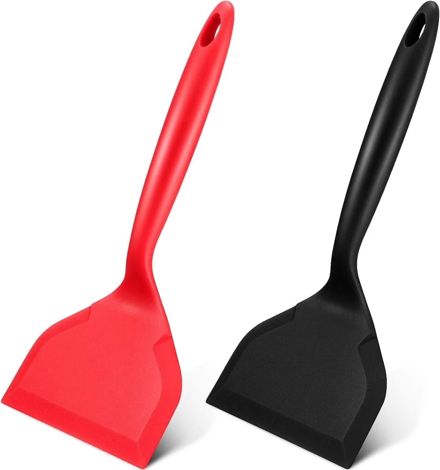 Wide Silicone Spatula Shovel Turner for Nonstick Cookware