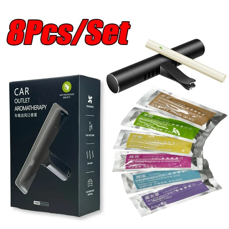 8 Pcs Set Car Air Vent Perfume Air Freshener Clips
