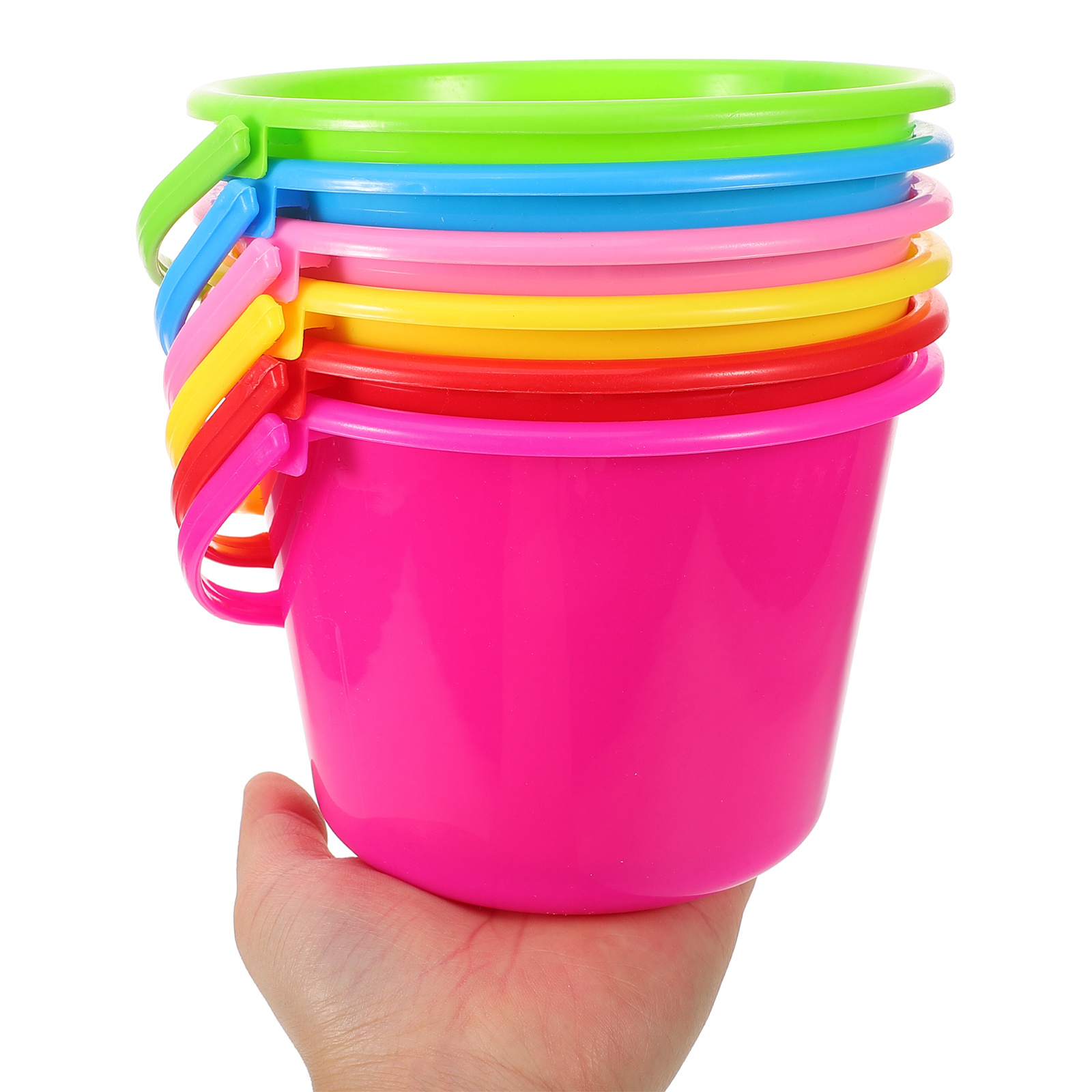 Kids Beach Bucket Set Sand Toys Portable Sand Play Set for Summer Outdoor Fun