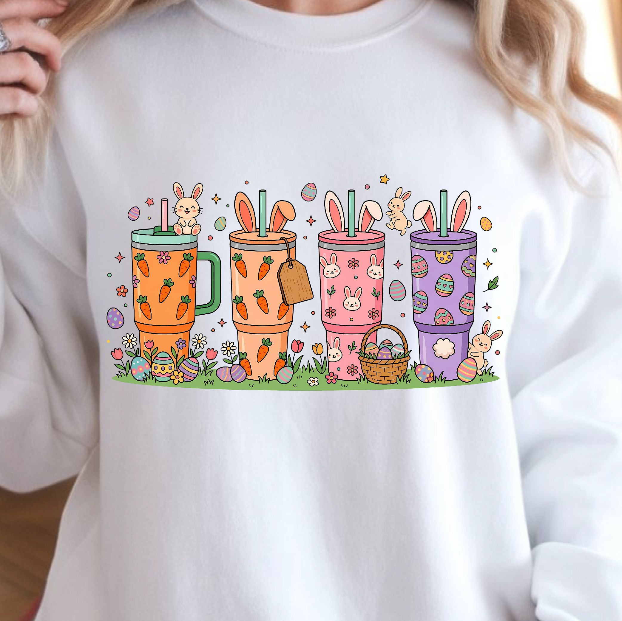 Tembler Bunny T-Shirt, Easter Bunny Shirt, Cute Bunny Spring Tee