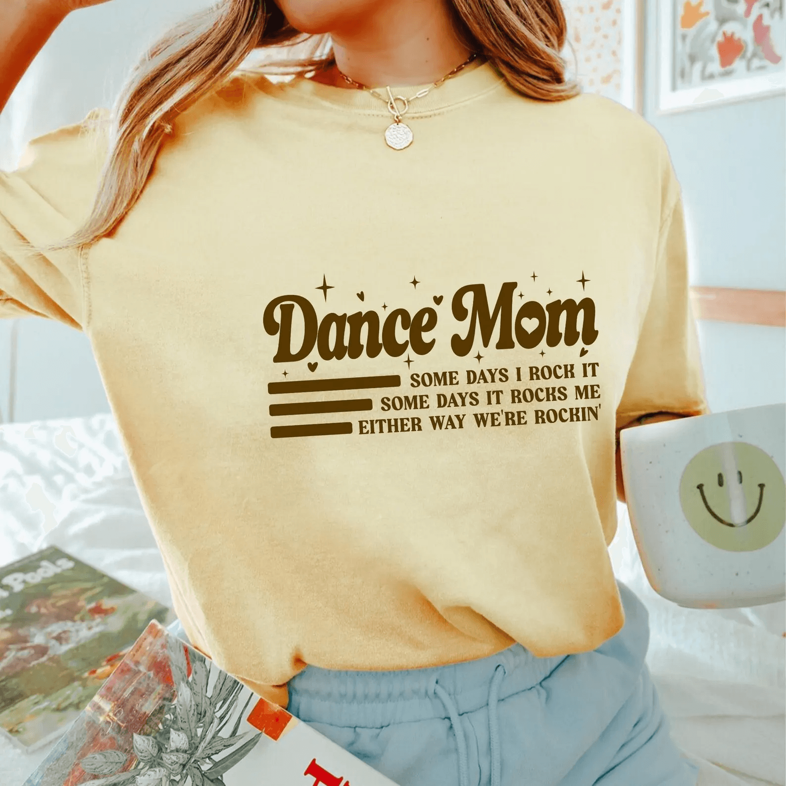 Funny Dance Mom Shirt Some Days I Rock It Groovy Dance Mom Life Tee Gift