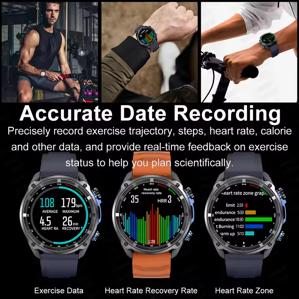 Pro GPS Smart Watch with Offline Maps, Waterproof & Battery