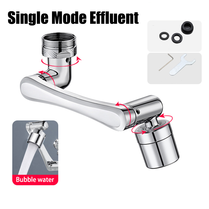Swivel Extension Faucet Aerator, Stainless Steel Water Flow Adapter for Kitchen and Bathroom Sinks