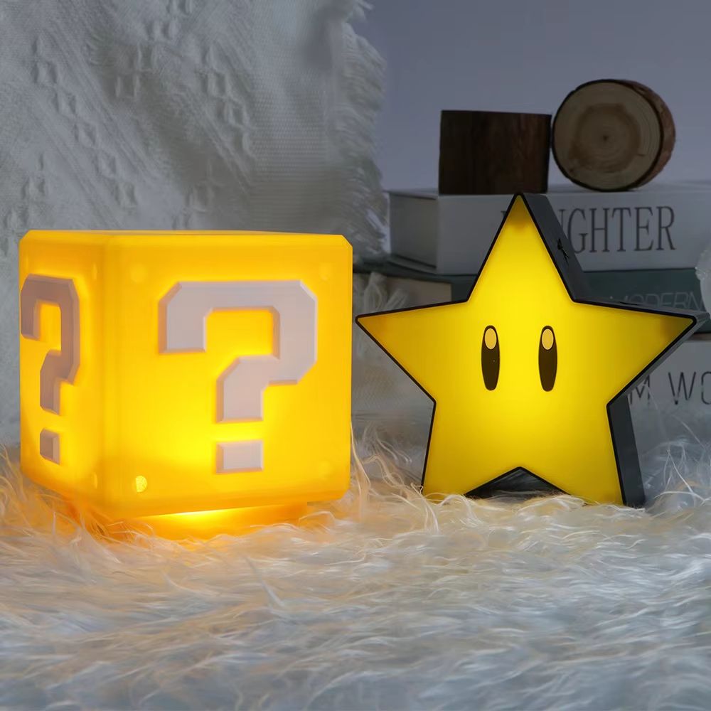 LED Question Mark Night Light – USB Rechargeable Kids Table Lamp for Bedroom & Playroom