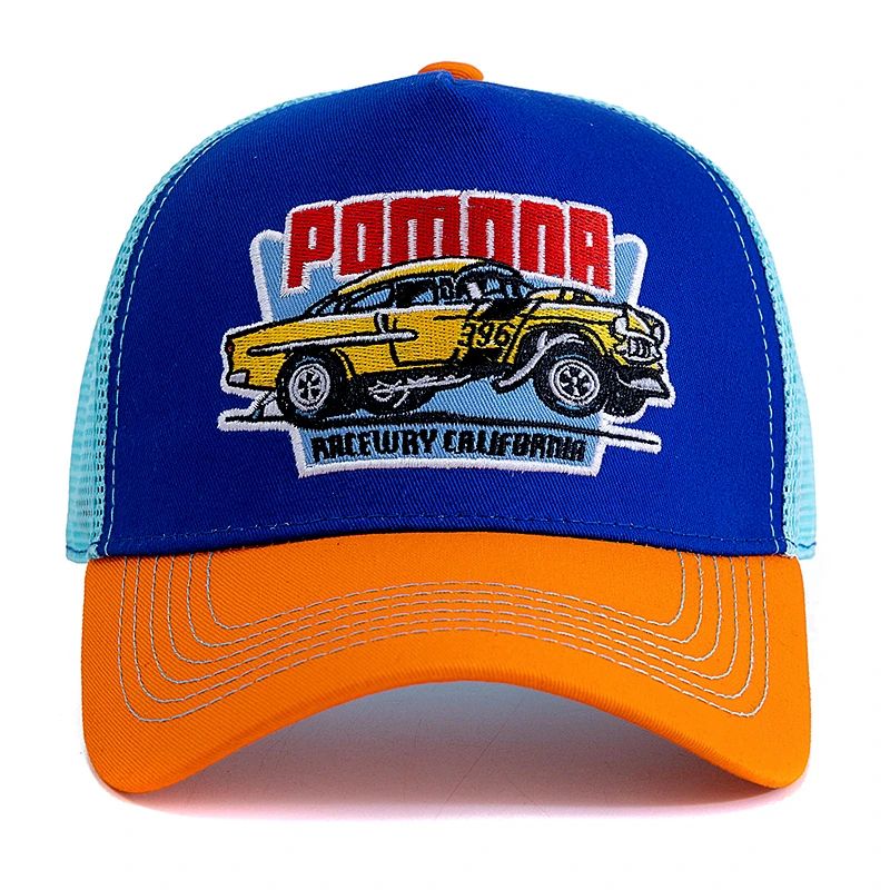 Big Truck Embroidered Mesh Trucker Hat – Adjustable Summer Fishing Snapback Cap