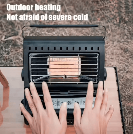 13KW Butane Camping Heater Stove High Power Survival Heating Tool with Dual Heat Source