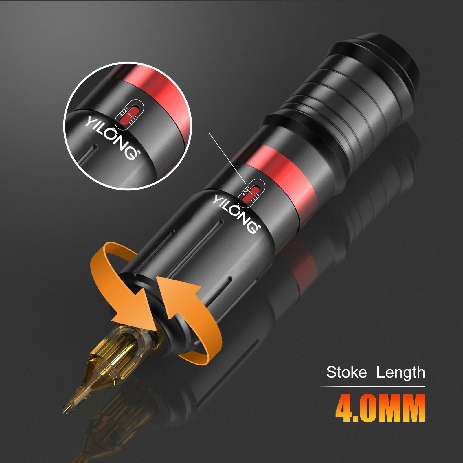 Wireless Tattoo Machine Kit with Rechargeable Battery and Cartridge Needles