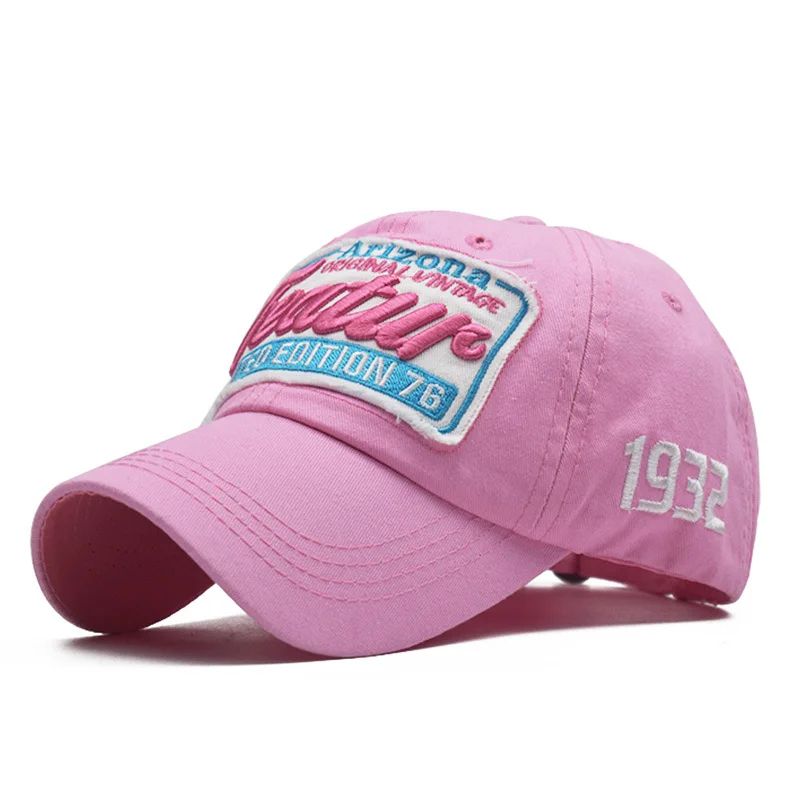 Men's Letter Embroidery Baseball Cap – Adjustable Cotton Snapback Casual Hat