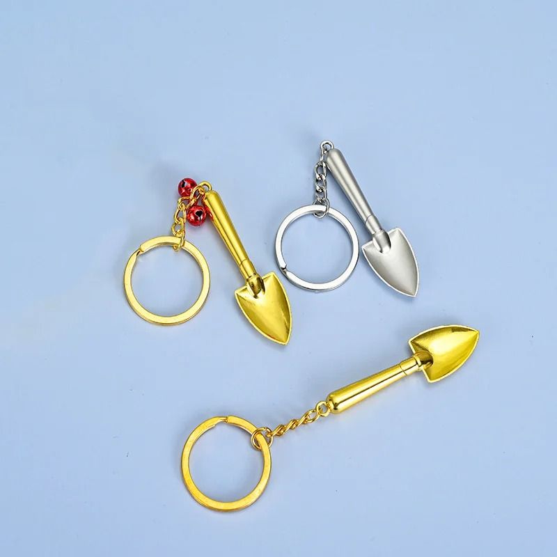 Shovel Spade Trowel Keychain Pendant for Gifts and DIY Accessories