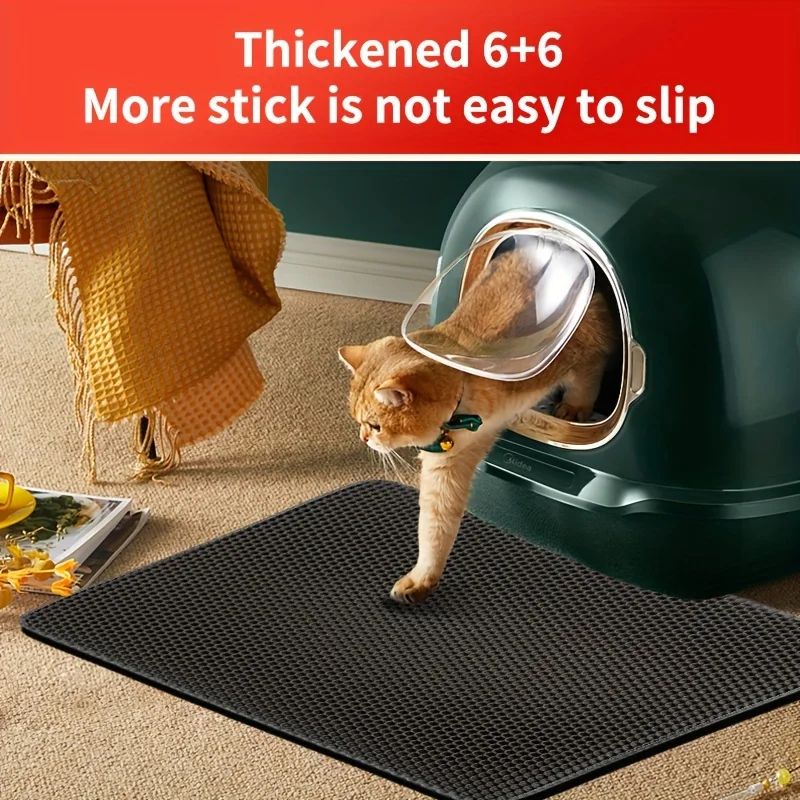 Extra Large Dual Layer Cat Litter Mat