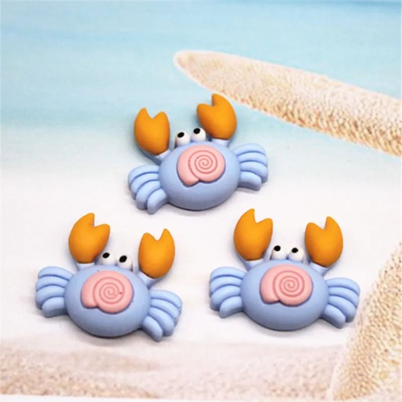 Mini Resin Beach Decorations Nautical DIY Craft Marine Flatback Charms Set