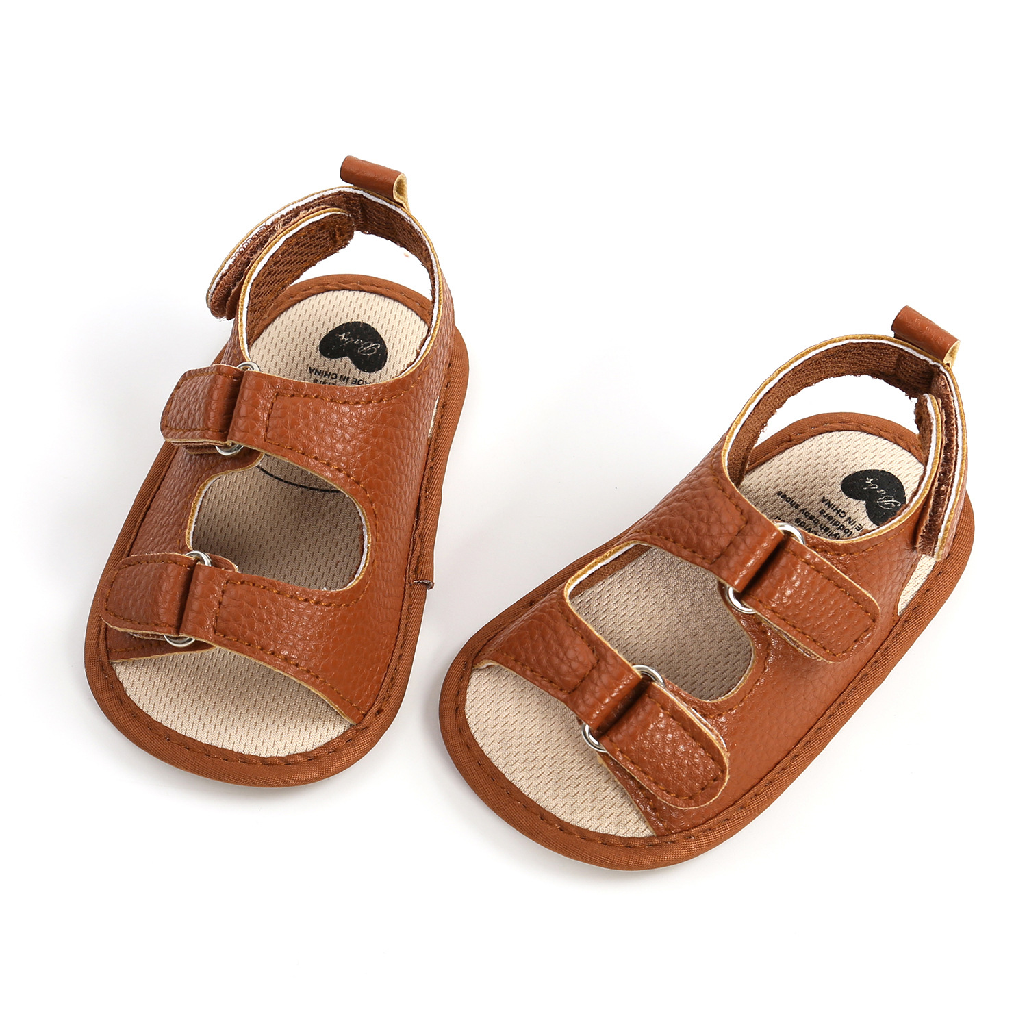 PU Soft Bottom New Baby Sandals Baby Shoes, Anti-Slip Baby Boy Girl Sandals First Walker Crib Shoes & Infant Moccasins
