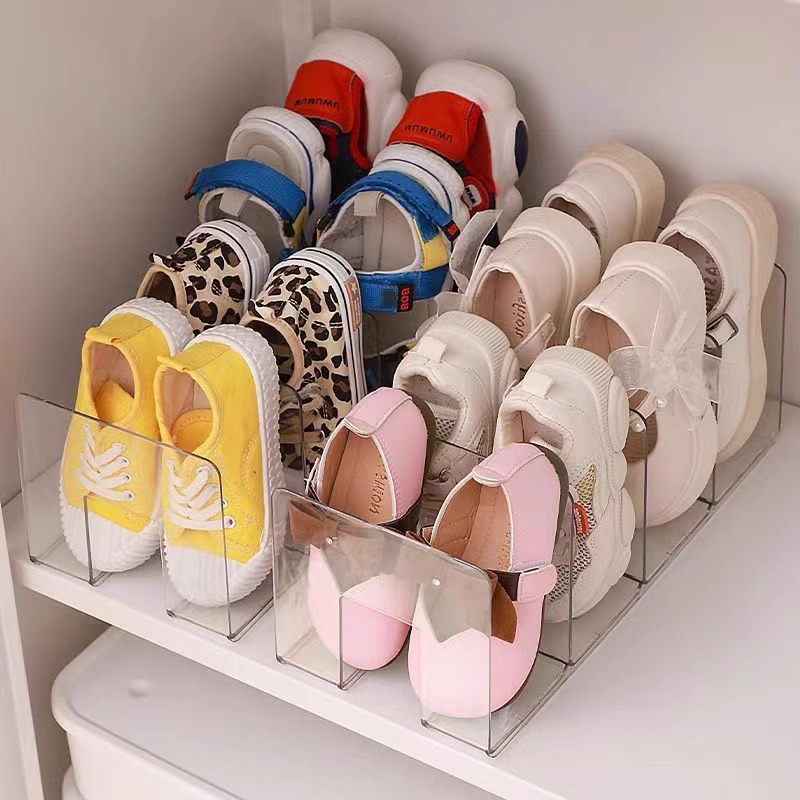 Transparent Acrylic Compartments Shoe Rack, , No Need for Electricity, Ideal for Any Room Type