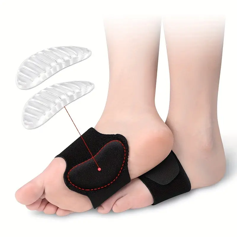 Compression Arch Support Brace, Heel Fatigue Relief, Flat Feet Support, High Arches Comfort, Fallen Arches Support