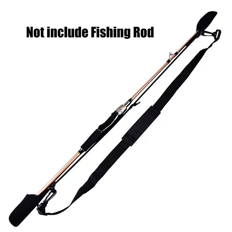 Portable Adjustable Fishing Rod Storage Bag with Shoulder Belt