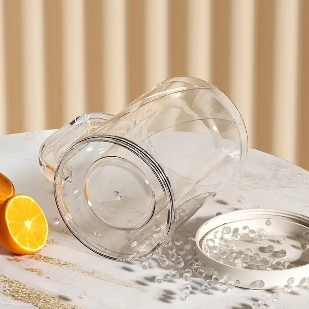 Home Handle Freezer Beer Mug, Double Layer Frozen Cup, Transparent PET Thickened Beer Mugs