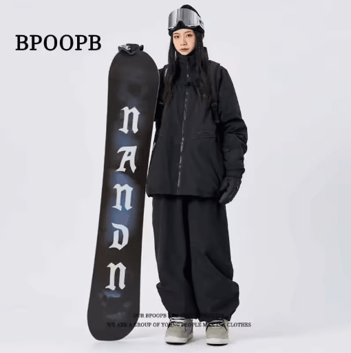 Southern Style Waterproof Ski Pants Loose Fit Snowboard & Outdoor Pants for Men and Women