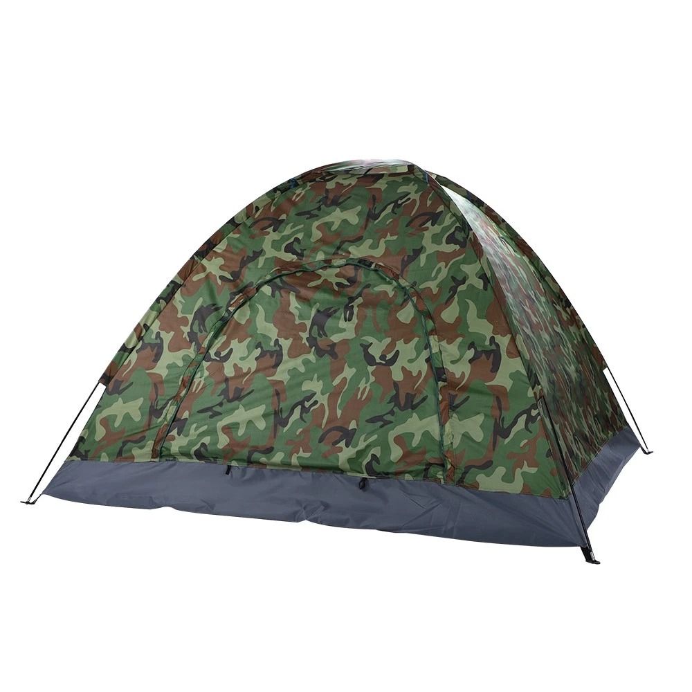 Camouflage Waterproof Camping Tent | Portable & Easy Setup for Outdoor Adventures