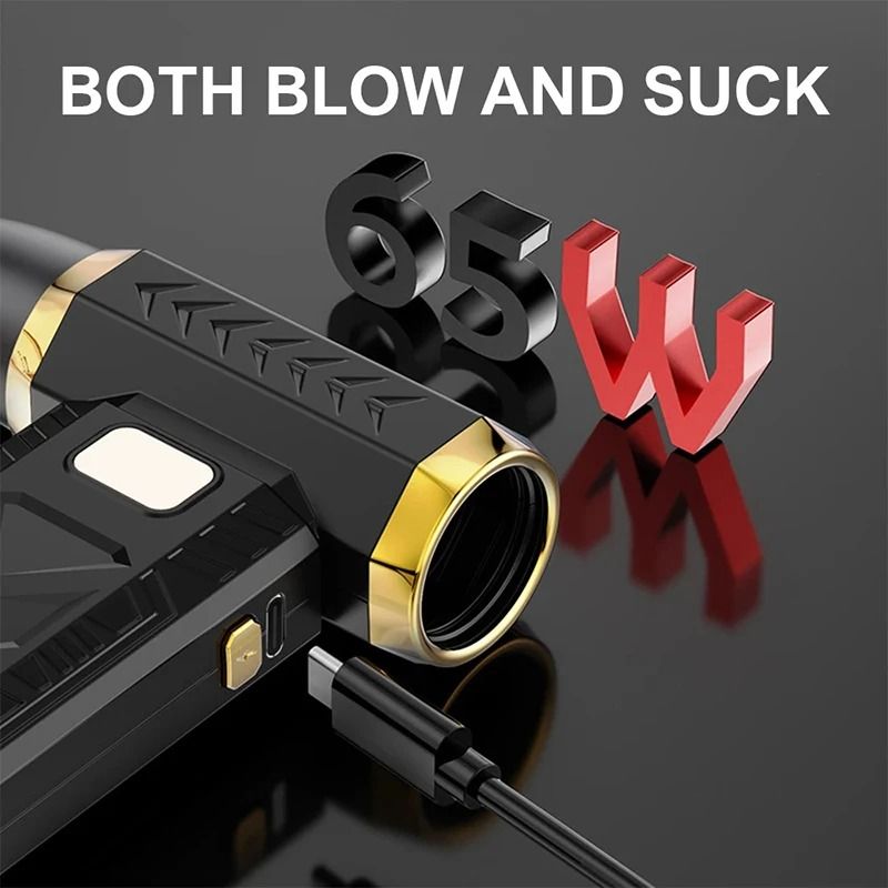2 in 1 Turbo Air Blower and Vacuum Cleaner with Brushless Motor and LED Display