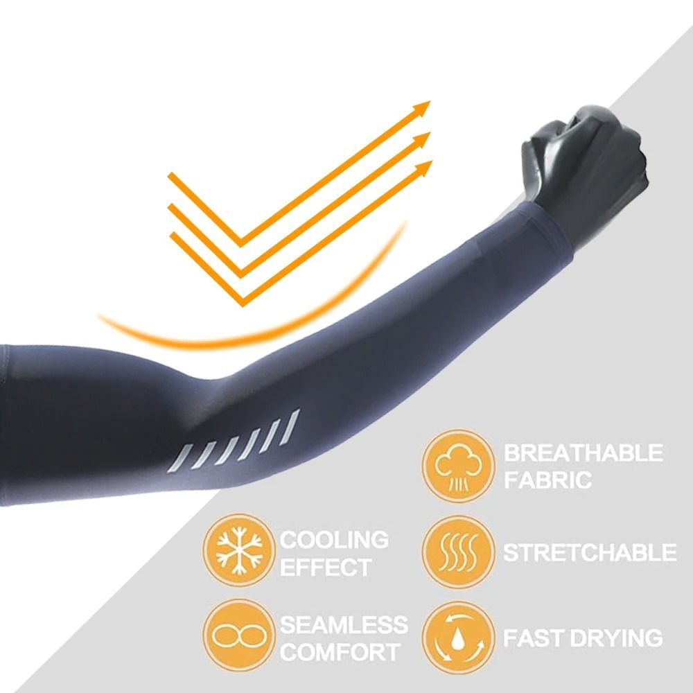 Pro Ice Silk Cooling Anti-UV Protective Arm Sleeves