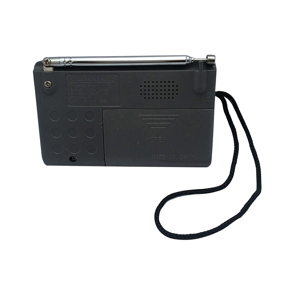 Portable AM FM Pocket Radio Battery Operated Mini Transistor Radio for Walking and Emergencies