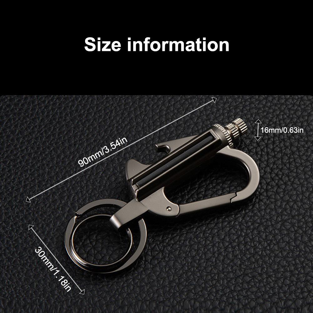 Permanent Match Lighter Keychain Waterproof Survival Fire Starter