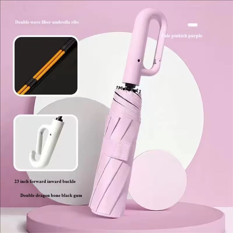 20 Rib Automatic Windproof Umbrella Extra Large Folding Sun and Rain Protection