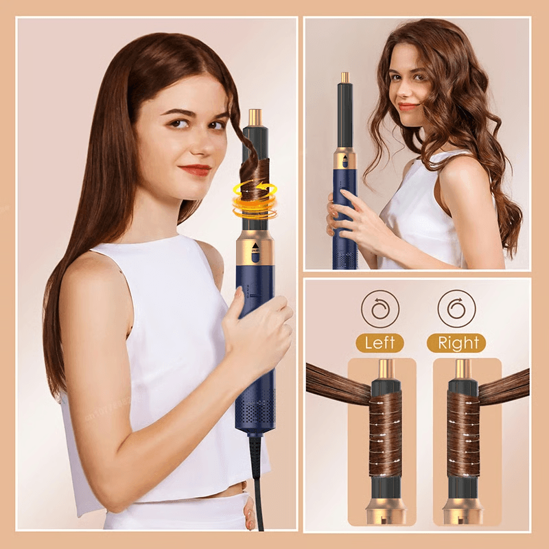 Professional Air Hair Styler, Low Noise, Fast Drying, Voluminous Curls & Straightening