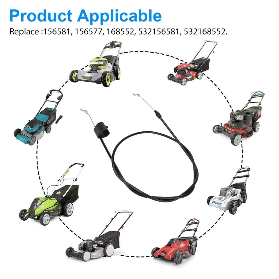 Replacement Engine Brake Zone Control Cable for Craftsman Lawn Mower