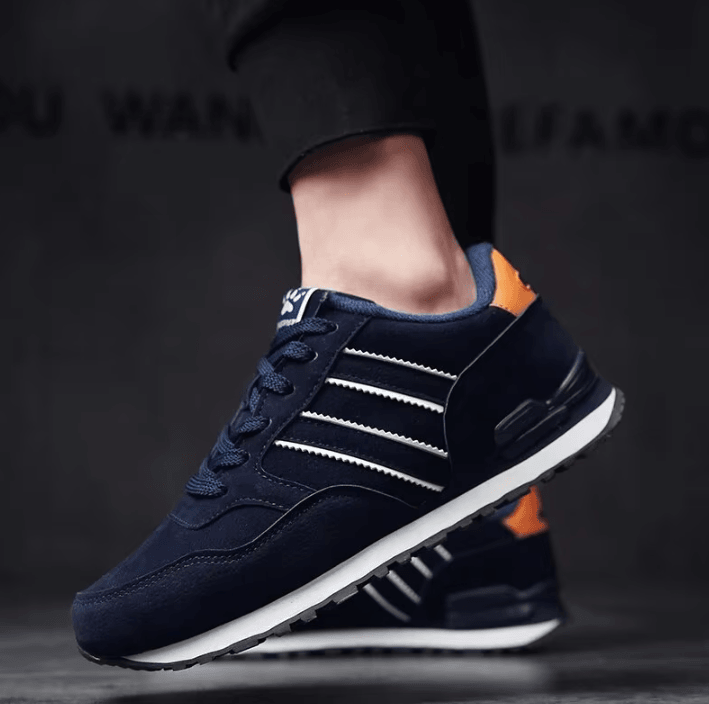 Artificial Leather Men Casual Shoes – Breathable Lightweight Spring Sneakers
