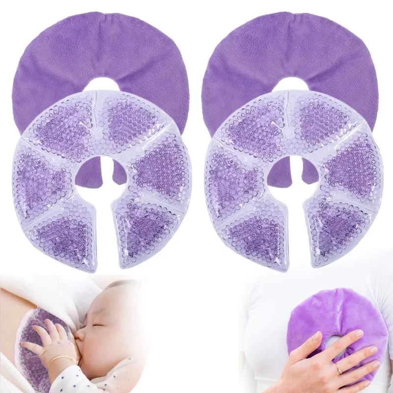Hot & Cold Breast Therapy Pads for Breastfeeding – Reusable breast therapy pads for Nursing Comfort and Postpartum Recov