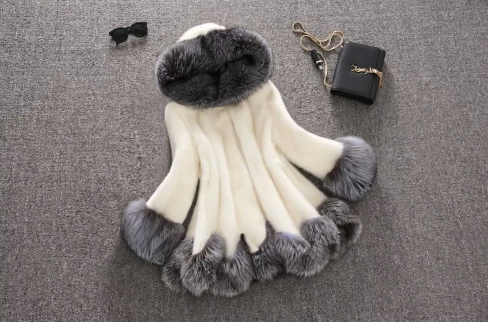 Luxeline Ultra-Warm Faux Fur Hooded Maxi Coat