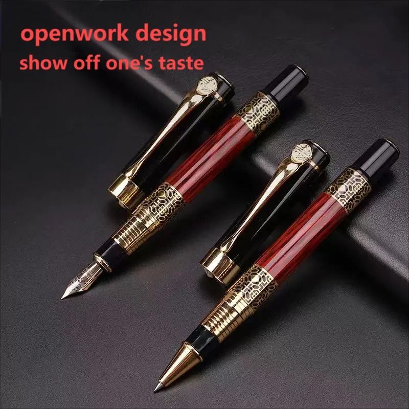 Matching Dual-Mode Writing Set with Carbon Fiber Inlay