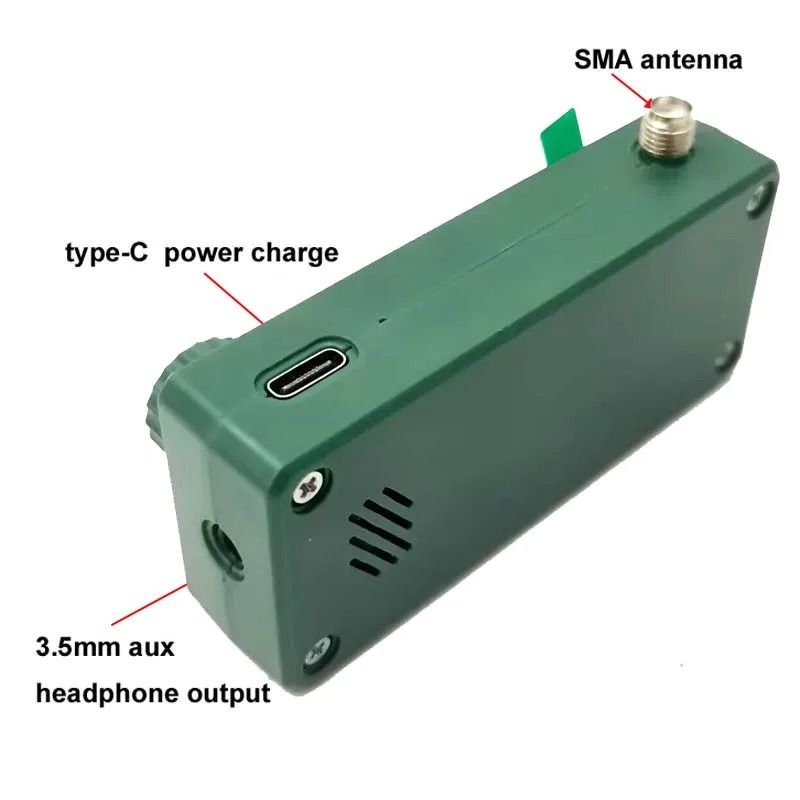 Pocket All Band Radio Receiver With Amplified Audio