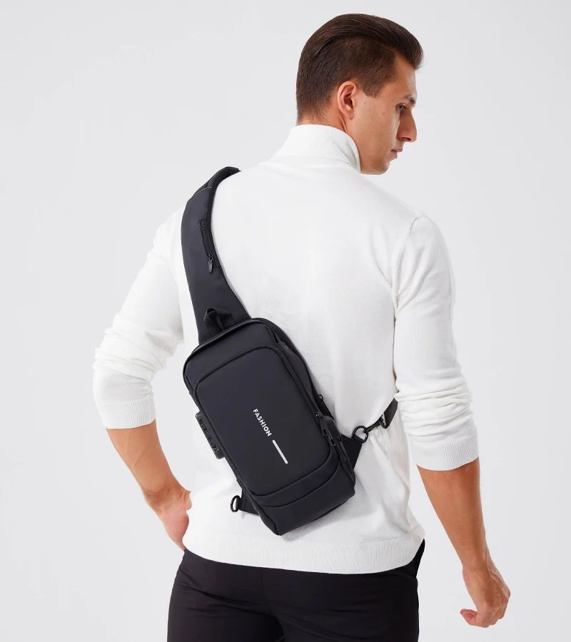 Men Anti Theft Crossbody Chest Bag
