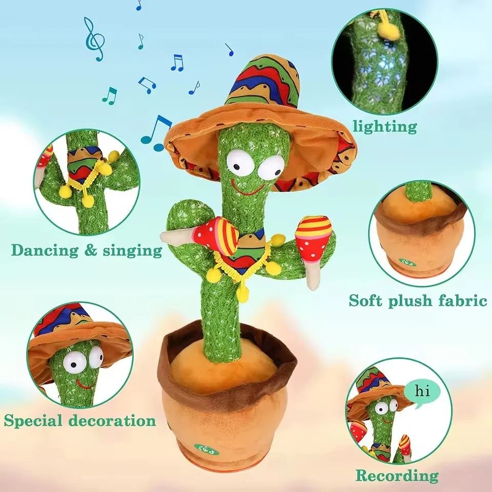 Talking and Dancing Cactus Toy