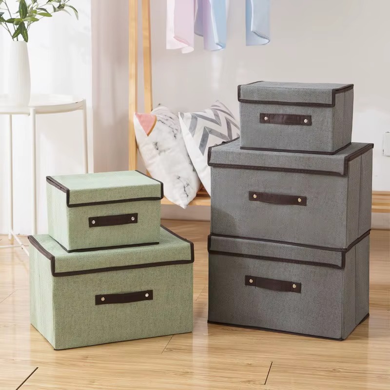 Foldable Box for Clothing Storage, Non-woven Dustproof Organizer, Multi-function Sundries Box for Home