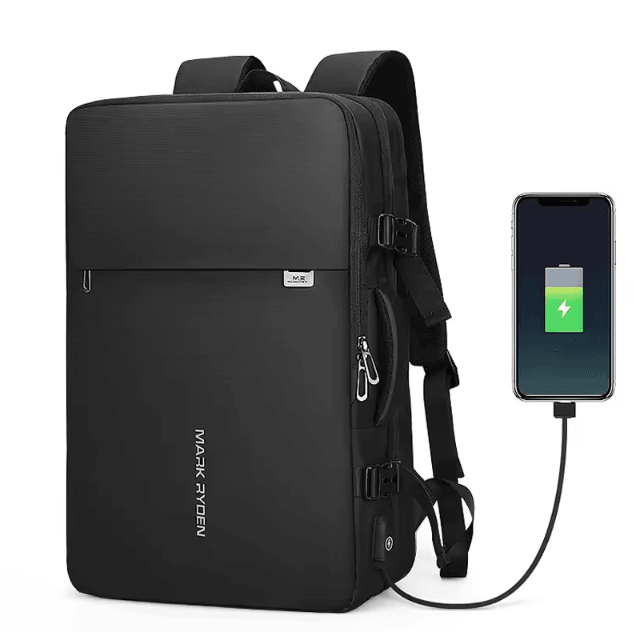 Mark Ryden 17-Inch USB Charging Laptop Backpack – Multi-Layer Travel & Business Anti-Theft Mochila for Men