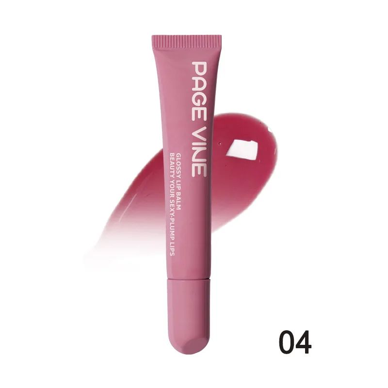 GlossyGlow Lip Gloss Phone Case – Moisturizing Raspberry Jelly Transparent Lip Gloss