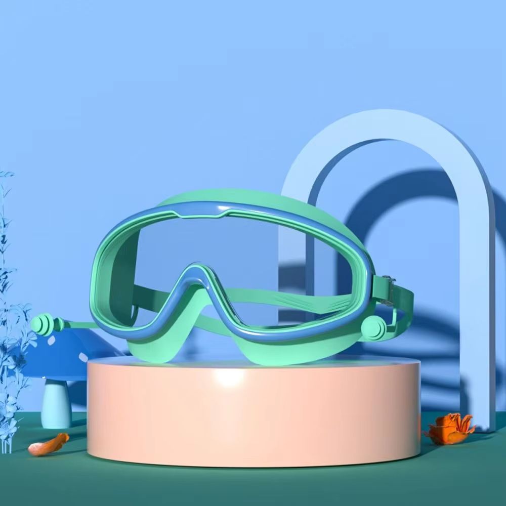Kids Anti-Fog No-Leak Swim Goggles Clear Pool and Beach Eyewear Ages 3-15