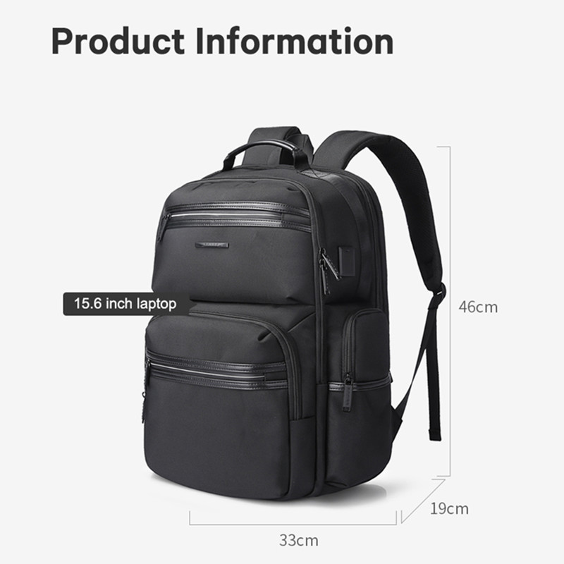 Waterproof Anti Theft Laptop Backpack,USB Recharging, Anti-Wrinkle Oxford Backpack, Men Fashion Travel Bag