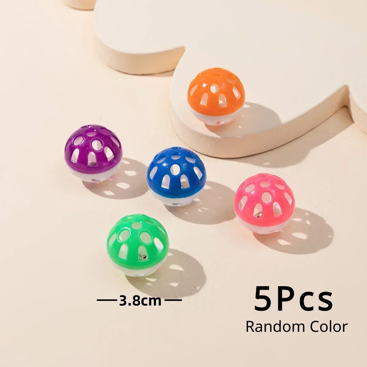 Cat Toy Jingle Ball Set with Bells
